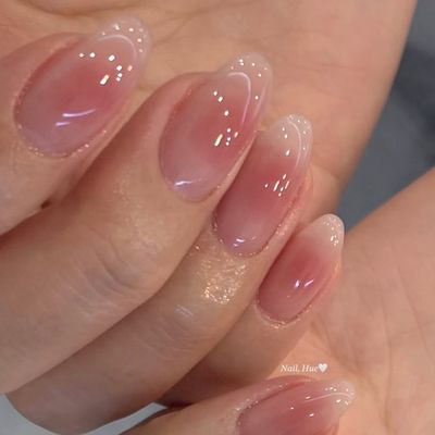 「自爪」チークネイル✨