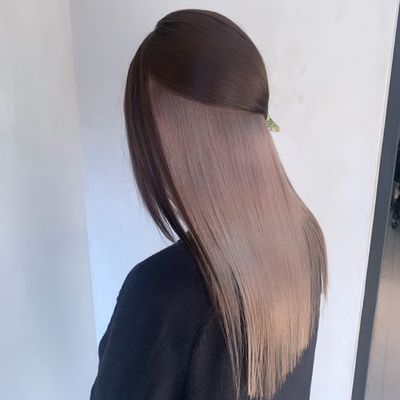 インナーカラー🔅インナーブリーチカラー➕カットプラストリートメント