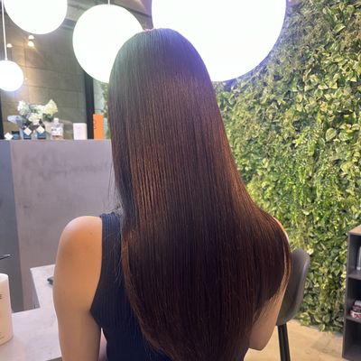 【美髪になるならこのメニュー🕯️】カット＋髪質改善カラー＋酸性ストレート