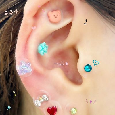 【耳つぼジュエリー両耳10粒☆】耳つぼジュエリー単品予約はこちらから☆