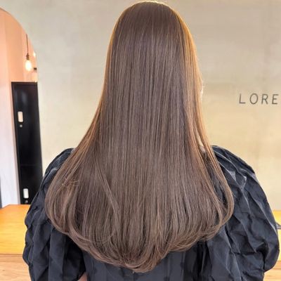 【🫧圧倒的透明感🫧】ブリーチ無しWイルミナカラー＋カット＋トリートメント