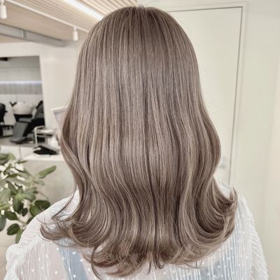 🥉人気NO.3🥉【透明感カラー+オージュアトリートメント】¥14300