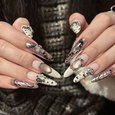 [チップ長さ出し Y2K デザイン/3D アート放題 ¥14980円→12980