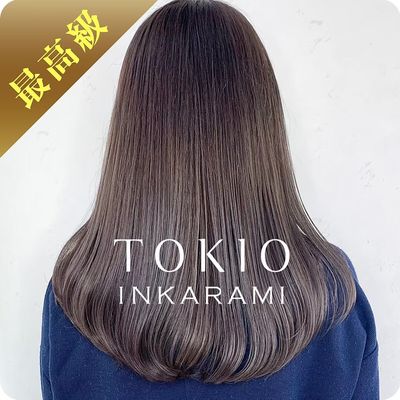 透明感カラー+似合わせ小顔カット+TOKIOインカラミ