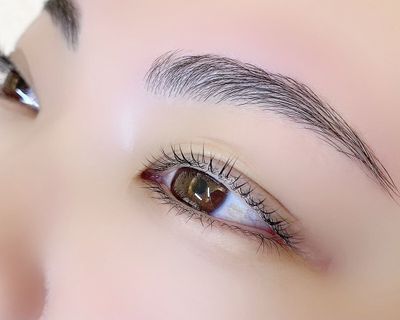 美眉スタイリング[wax]＋上まつ毛パーマ 