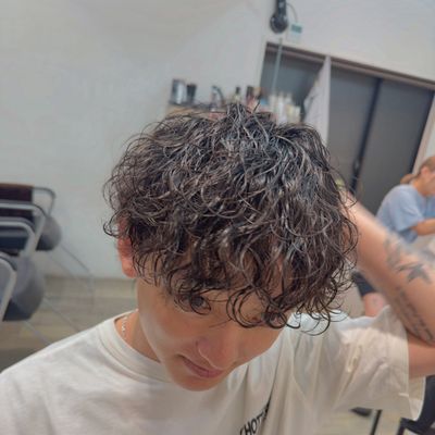 メンズパーマ各種＋メンズカット