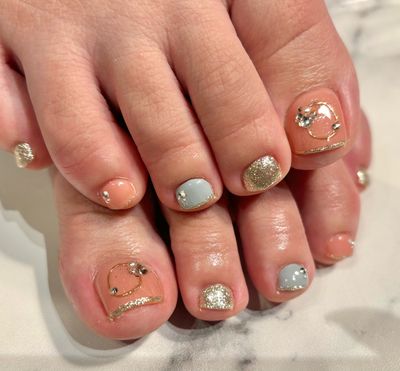 【ﾌｯﾄﾊﾞｽ付き】Foot 親指Artコース  
オフ込み♪