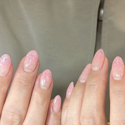 ラメグラデーション(クリア)