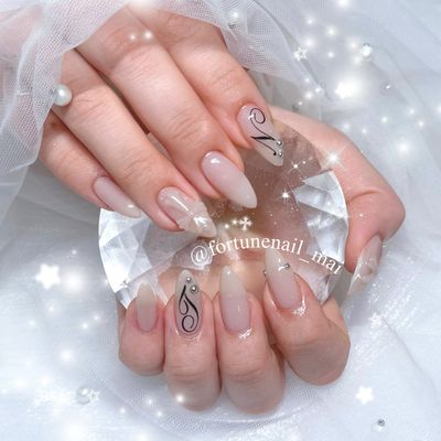 🎀ハンドワンホンガーリーちゅるん60分持ち込みネイル🎀