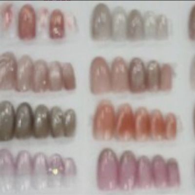 
【会社に注意されないデザイン！No.2】マグネット使用☆オフィスネイル定額☆