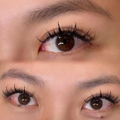 【ぱっちり濃見え】似合わせマツエク140束 アイシャンプー付き