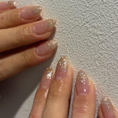 ラメグラデーション🌼