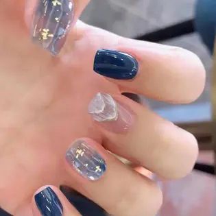 人気韓流ネイル(ケア&オフ込み)