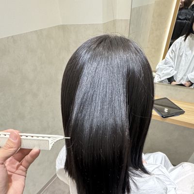 カット+縮毛矯正+トリートメント