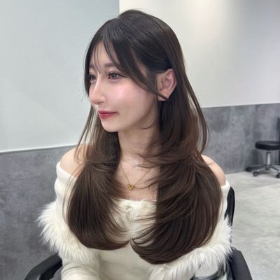 【✨️6月限定✨️】韓国風レイヤーカット+赤み消し艶感カラー+髪質改善TR