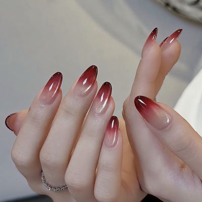 グラデーション&マグネットネイル💅