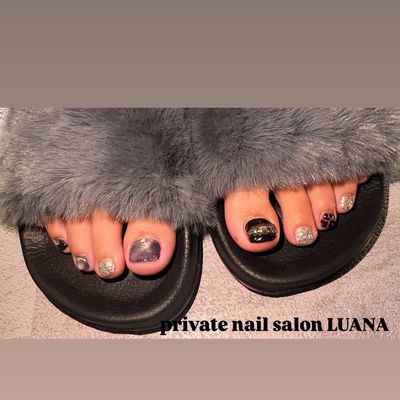 （オフ無料）フットネイル🦶アート/カラー追加可能