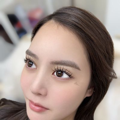【ナチュ盛り人気No.1】LED束感フラットラッシュ160本¥9400