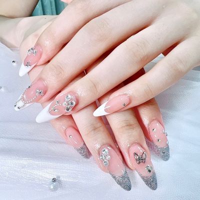 ケア＋チップ+10本フレンチ＋パ-シ