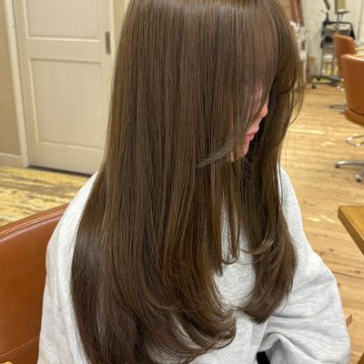 【満足度No.1✨】髪質改善カラー+似合わせカット+高濃度シルクTR