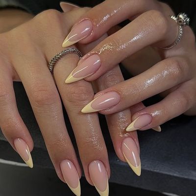 【チップ長さ出し】10本Lサイズ　フレンチ