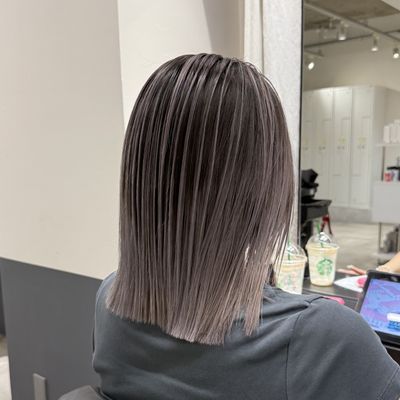 【西海岸の海外ヘア】カット＋バレイヤージュカラー　¥16500