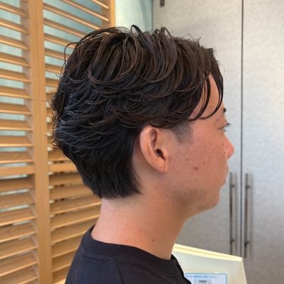 【メンズ限定】カット+デザインパーマ🧑🏻‍🦱 ¥6600