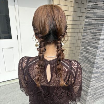 ヘアセット🌼