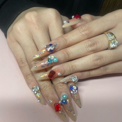 【長さ出し】チップ10本＋ 持ち込みデザイン [ベースはパラジェル使用]
