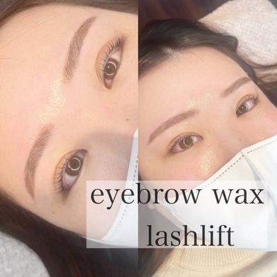 《人気NO.1》ラッシュリフト＋眉wax