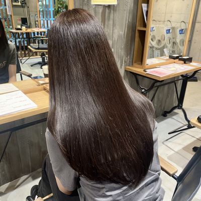 【髪質改善メニュー🌿】似合わせカット＋酸性ストレート