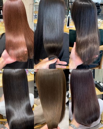 カット+カラー+美髪縮毛矯正+2STEPトリートメント