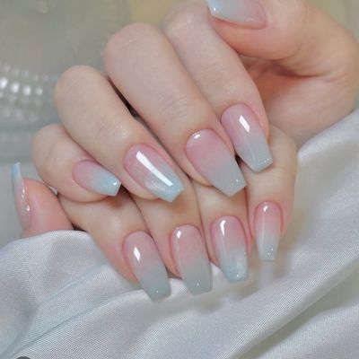 カラーorラメグラデーション🎀ベースパラジェル使います