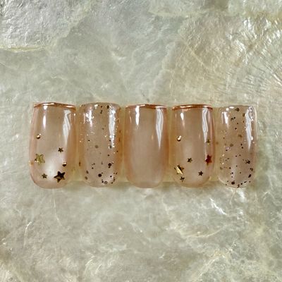 ⑤夏ネイルキャンペーン🌻オフケア亀裂込み