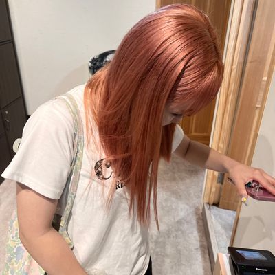 ブリーチありorなしダブルカラー+メンテナンスカット+オリジナルトリートメント