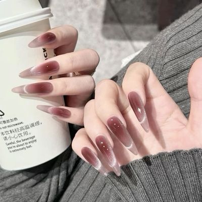 【チップ長さ出し】＋チークマグネットネイル🍸