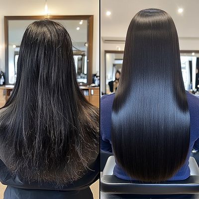 美髪整形コース【カット+縮毛矯正+髪質改善トリートメント】