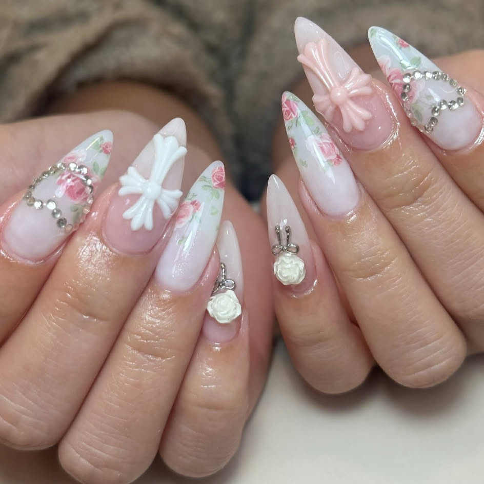 RibonNail_Kami