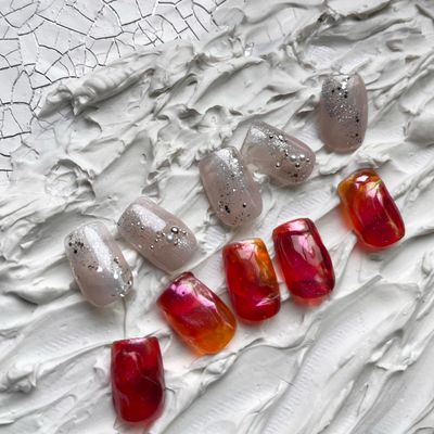 再来❣️お得な今月の定額ネイル¥7700💅オフ代+¥1000