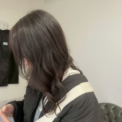 カット＋ブリーチなしダブルカラー＋水素トリートメント