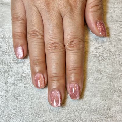 自爪育成　ワンカラー仕上げ💅