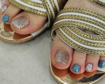 FOOT★ワンカラーorラメ［お好きなアート］