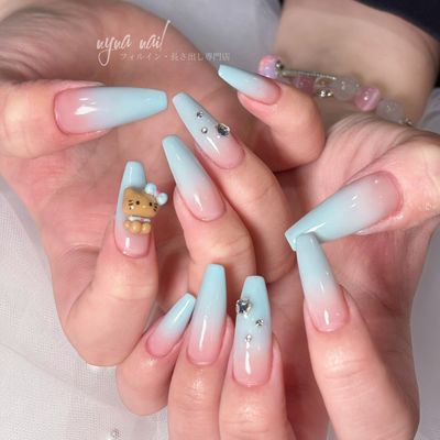 (hand)【Lチップ長さだし・やり放題】人気No.1✨シンプルデザイン120分