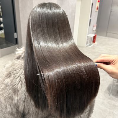 【リピート率No.1メニュー✨️】カット+ケア縮毛矯正/潤い美髪へ