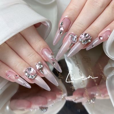 💗チップ長さだし｜持ち込みデザインパーツつけ放題