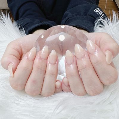 (自爪)ワンカラーorラメ