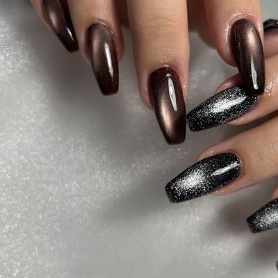 【マグネットネイル、フラッシュネイル】¥7200