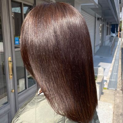 【ご新規様限定】⭐️ネイリー特別価格⭐️似合わせカット＋髪質改善☆酸性ストレート