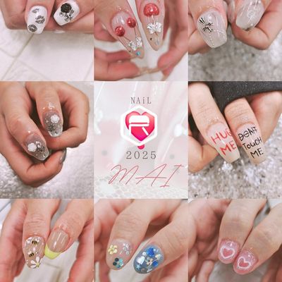 【90分アートフリーコース☆】お持ち込みネイルはこちら☆