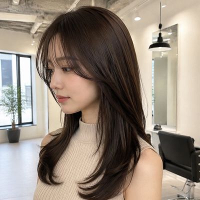 カット+縮毛矯正　¥11000